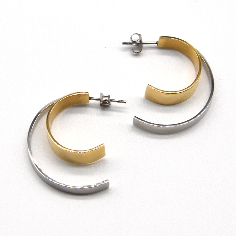 Acciaio inossidabile C-tipo Earring rfbeart0165